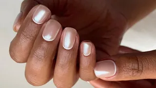 Hailey Bieber (Glazed Donut) Nail Tutorial - HONA, Home Of Nail Art