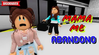 MAMA ME ABANDONO | Roblox Brookhaven rp | Mini Pelicula - Historia de Roblox