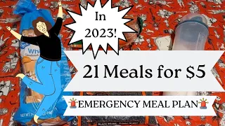 $5 for 21 meals//EXTREME GROCERY BUDGET CHALLENGE