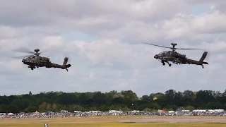 WAH-64D Apache AH1 Role Demo at RIAT 18th July 2015