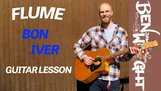 Flume - Bon Iver - Guitar Lesson