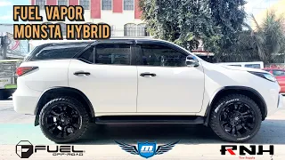 Fuel Vapor 20" wrapped with Monsta Hybrid 265x50 R20 on a Toyota Fortuner @ RNH Tire Supply