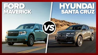 Mini truck throw down: Ford Maverick vs. Hyundai Santa Cruz
