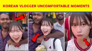 Korean Vlogger Kelly Uncomfortable moments in India 😡💔 #shorts #viral #kelly#korean #youtubeshorts