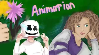 Marshmello & Anne Marie   FRIENDS Music Video by Sofie Dossi Animation