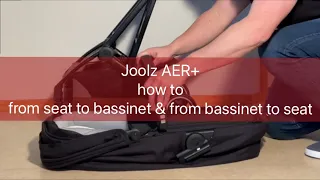 Joolz Aer+: How to Remove / Attach the Seat & Bassinet