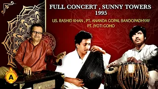 Usd. Rashid Khan Live At Sunny Towers ~ Pt.Ananda Gopal Banerjee & Pt.Jyoti Goho ~ Full Concert 1995
