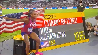 Sha’carri Richardson (10.65) WORLD CHAMPION | 100m Finals | World Championship 2023