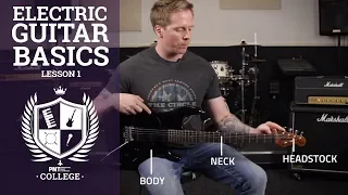Electric Guitar Basics For Absolute Beginners - Lesson 1 | PMT College