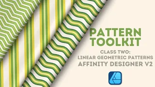 NEW CLASS TRAILER | Linear Geometric Patterns in Affinity Designer V2