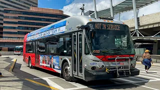 WMATA Metrobus: 2010 New Flyer DE40LFA #6477 on Route Y8