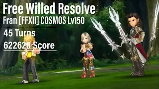 【DFFOO】“Free Willed Resolve” Fran FFXII COSMOS Lv150 - 622626 High Score