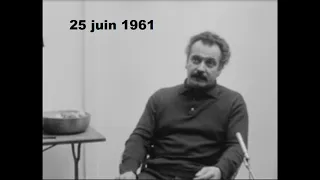 1961 Georges  Brassens belle interview