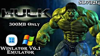 The Incredible Hulk (PC) Gameplay | 300MB | Winlator V6.1 (Windows) Emulator Android | PC, PS2, XBOX