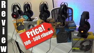 5 Headset Gaming HEMAT dbE Acoustics GM100 - GM500