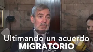 Clavijo espera cerrar los "flecos" del acuerdo migratorio en los próximos días