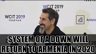 Serj Tankian says System of a Down returns to Armenia in 2020 (English subtitles)