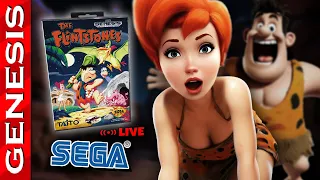 Полное Прохождение на Hard (Все Боссы + Концовка) The Flintstones на SEGA Mega Drive / Genesis