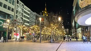 Frankfurt Driving tour Germany 4k virtual tour, driving in Frankfurt, 4K video.