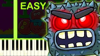 BOSS THEME | RED BALL 4 - EASY Piano Tutorial