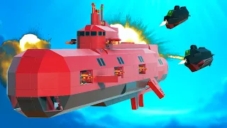 2 Mini-Subs VS 1 OVERPOWERED SUBMARINE!