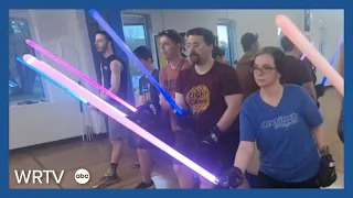 The force is strong at the Indy Lightsaber Academy