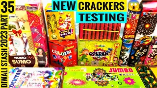 Diwali Stash 2023 Part 35 | Crackers Testing | Different Types of Crackers Testing | Crackers Video