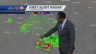 Storms Thursday night lead to a hot Friday