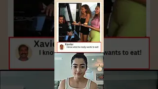 Rashmika react to Xavier Funny Meme 😂