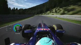 Sebastian Vettel driving his Red bull RB7 at the Nordschleife - Assetto Corsa