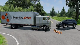 BeamNG Drive - Realistic Crossroad Crashes #6