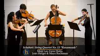 Schubert: String Quartet No. 13 in A minor, D. 804 "Rosamunde" | Pegasus Quartet