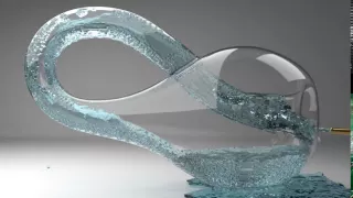 klein bottle fluid simulation