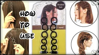 Magic twist hair braided tool tutorial || Neelam jahanzaib