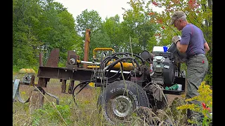 OLD LOG SPLITTER...WILL IT START?