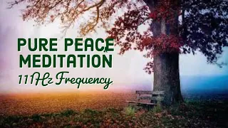 PURE PEACE MEDITATION 111Hz | Healing Frequency | Deeply Relaxing | Raise Positive Vibrations