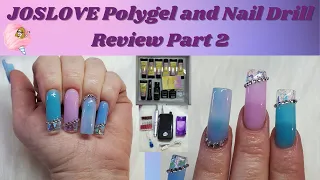 JOSLOVE Polygel and Nail Drill Review Part 2 l Polygel Nails l @joslovenail6705