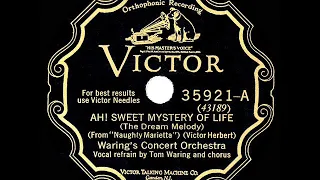 1928 HITS ARCHIVE: Ah! Sweet Mystery Of Life - Fred Waring (Tom Waring & chorus, vocal)