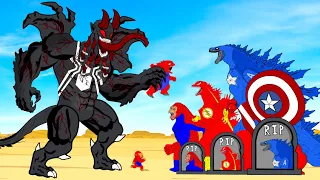 Rescue SPIDER GODZILLA & KONG From GIANT VENOM - DEVIL : Returning from the Dead SECRET - FUNNY