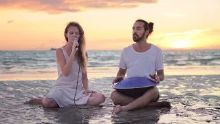 Sunset Meditation (1hr) - Sound Bath in the Ocean -  Music To Heal Your Soul