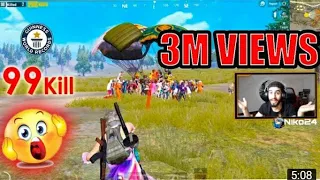 99 Kills New PUBG world Record TPP Mode | PUBG Monil Guinness World Record Highest kills Maych