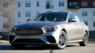 2022 Mercedes Benz E450 4Matic Review - Start Up, Revs, Walk Around, and Test Drive