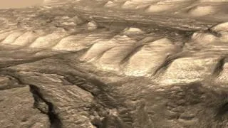 Gale Crater - HiRISE DEM Animation