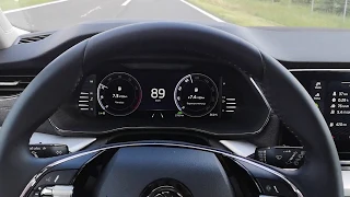 Skoda Octavia Combi 1.5 TSI 2020 - consumption on 130 km/h