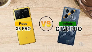 📱Poco x6 Pro VS Infinix 20 GT PRO 🔪 Full Comparison 🔥 Which one?