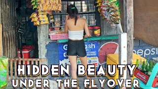 PRETTIEST IN ULTRA HIDDEN SIMPLE LIFE IN BALON BATO UNDER THE FLYOVER OF QUIRINO HIGHWAY  [4K] 🇵🇭