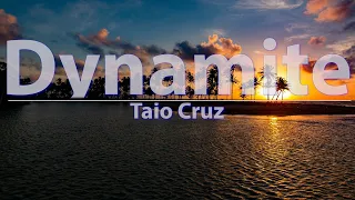 Taio Cruz - Dynamite (Clean) (Lyrics) - Audio at 192khz, 4k Video