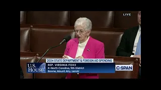 Rep. Virginia Foxx - Clinton Global Initiative Amendment