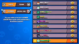 TOP 50 Global?!! The Most INTENSE Gem Grab Power League Game Ever!