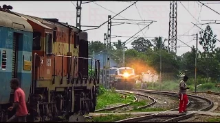 Speeding EMD - ALCO - EMD Amazing Honk Show...